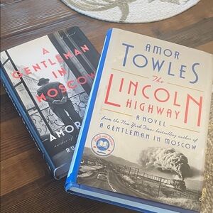 Book Set - A Gentleman in Moscow & The Lincoln Highway